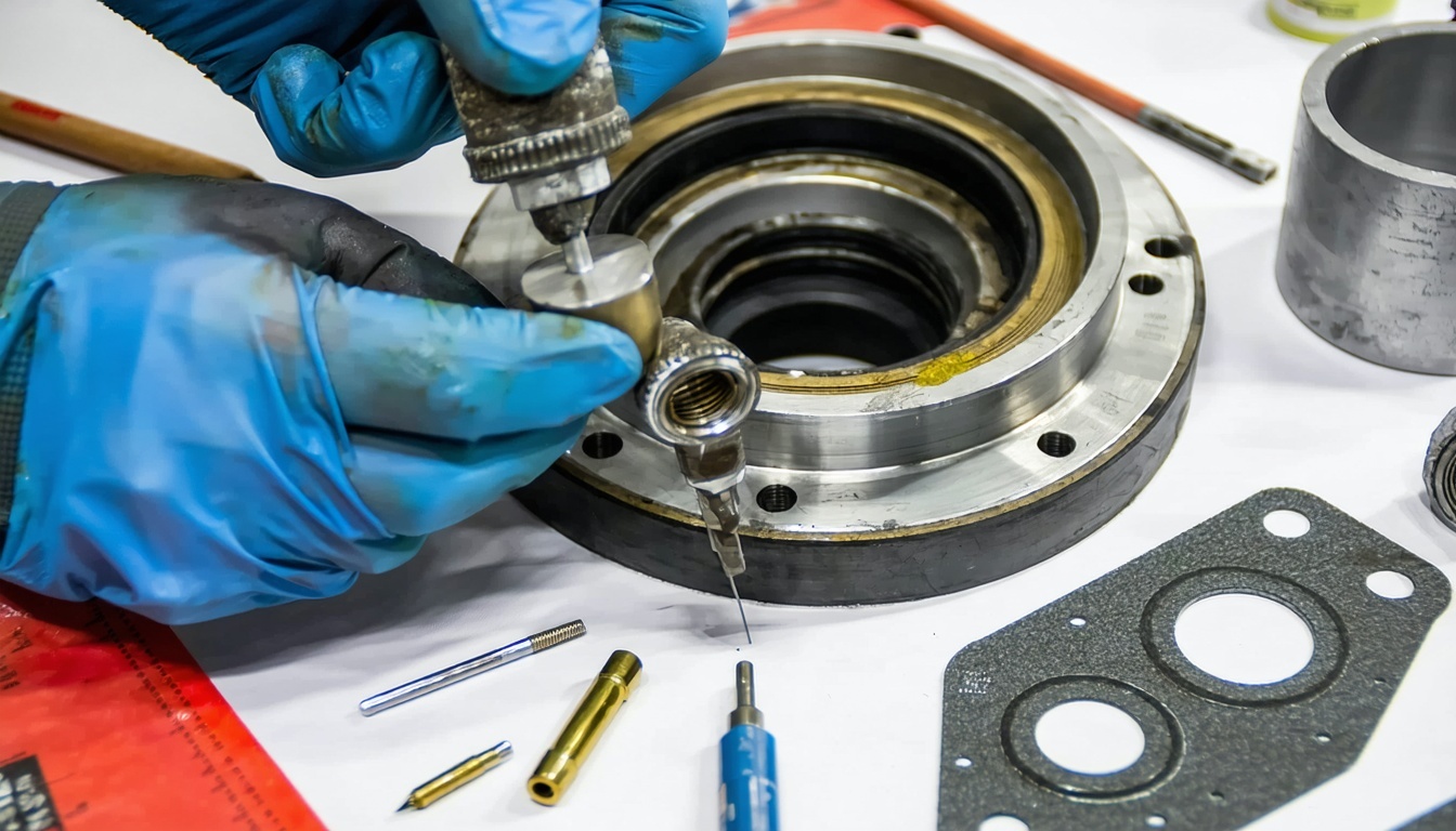 Replacing pool pump seal and gasket